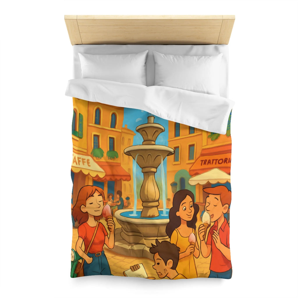 Housse de Couette Microfibre Création Artistique Moderne Design Exclusif Décoration Chambre