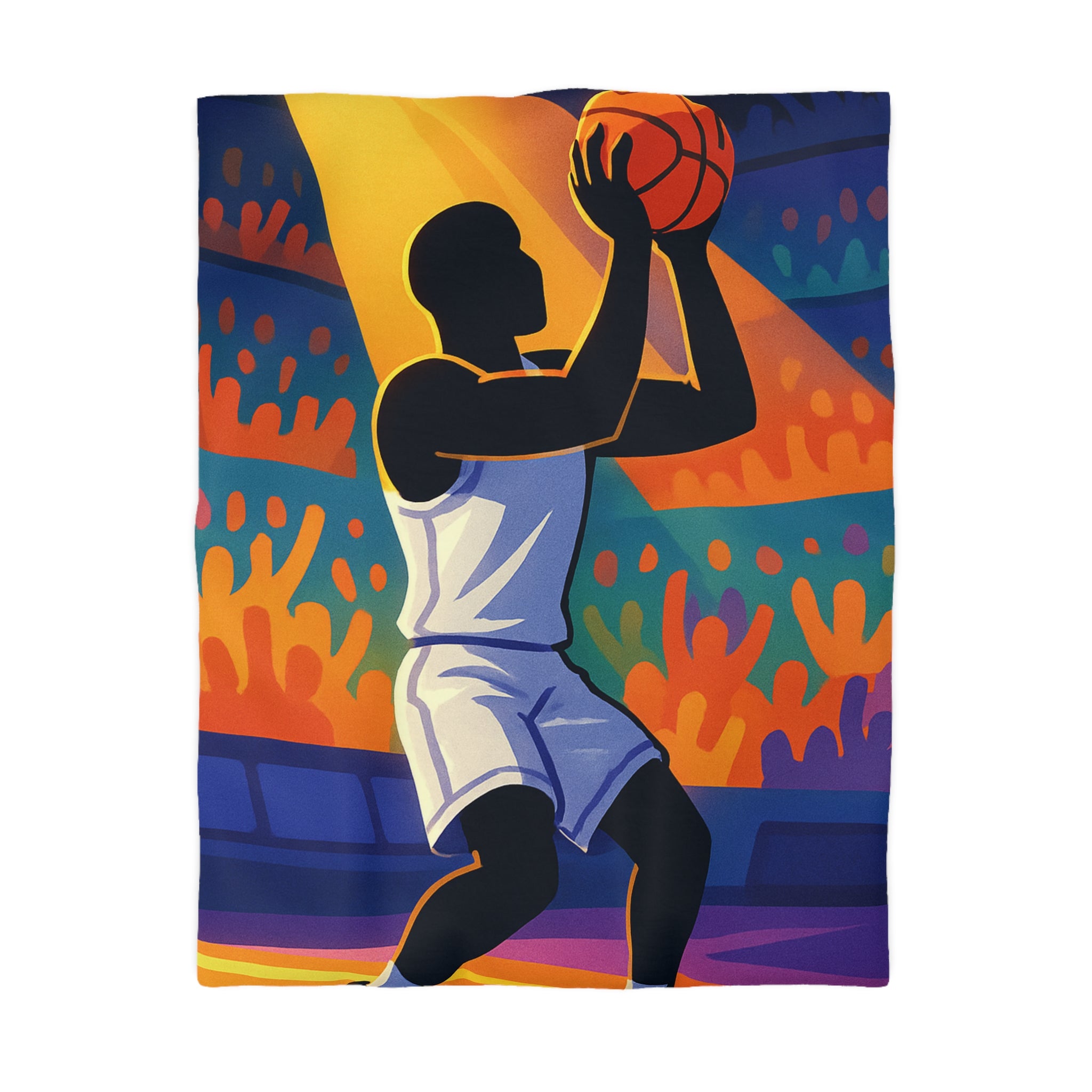 Housse de Couette Microfibre Illustration Unique Design Moderne Décoration Intérieure Raffinée