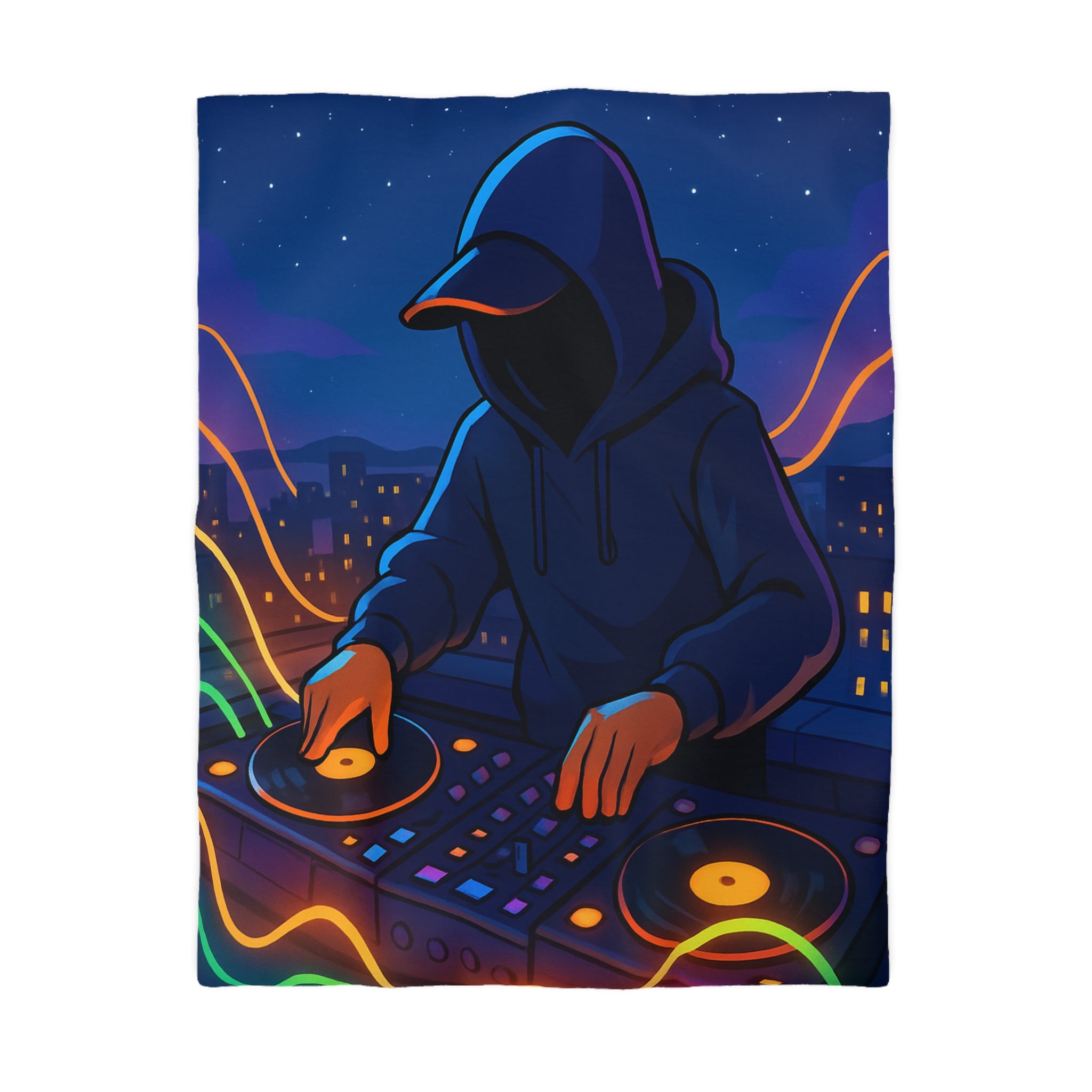 Housse de Couette Microfibre Design Artistique Moderne Décoration Chambre Confort Premium