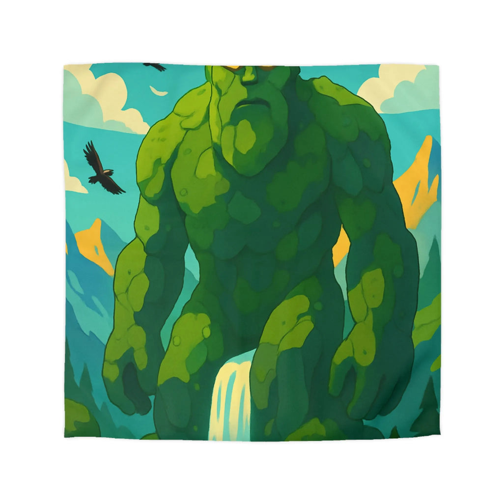 Housse de couette géant naturel envoûtant, idéale pour une chambre à thème nature