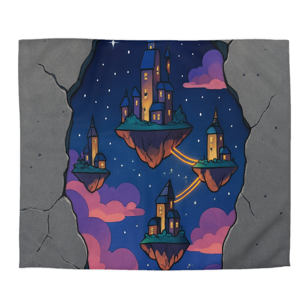 Housse de Couette Microfibre Création Artistique Moderne Design Exclusif Décoration Chambre