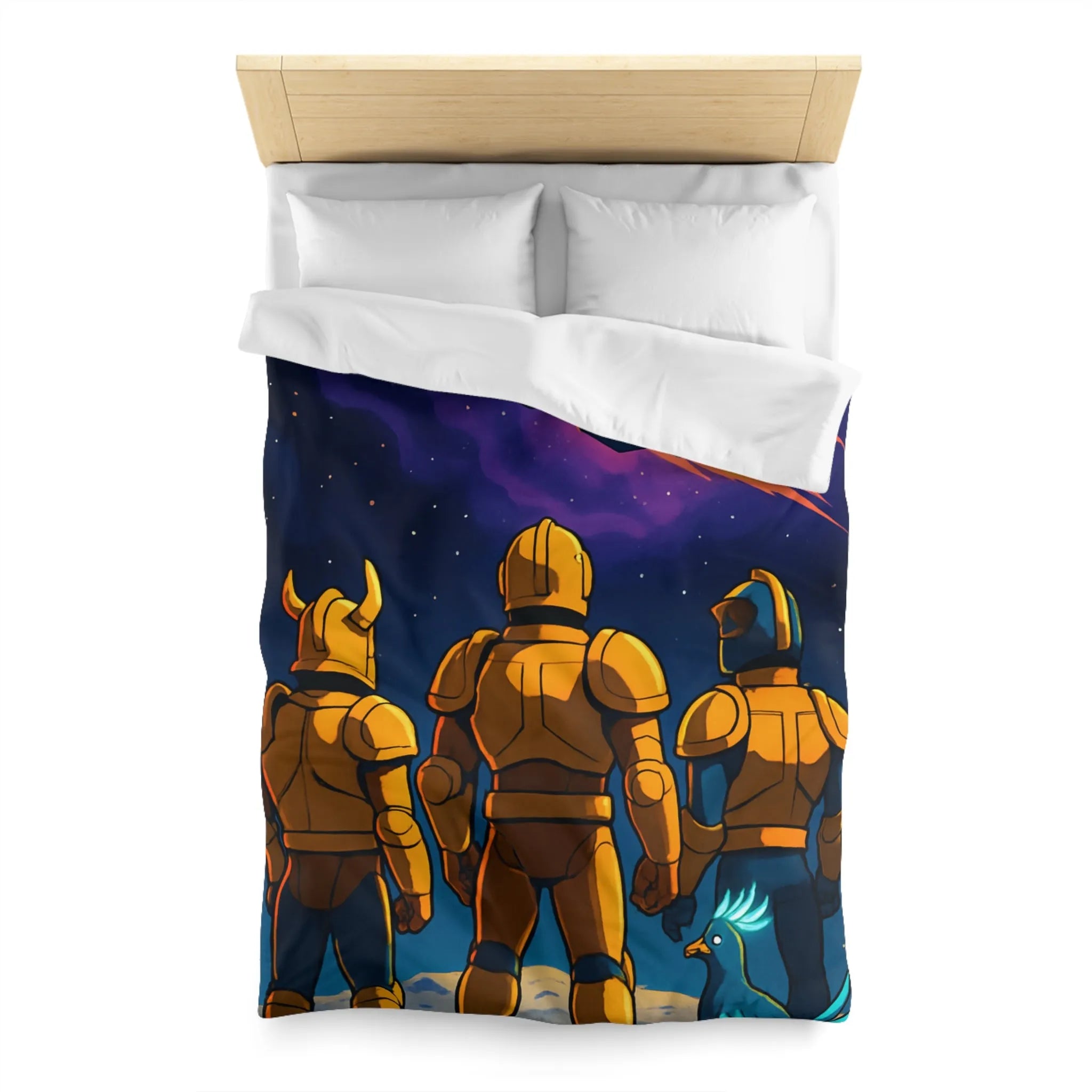 Explorez l'univers avec une housse de couette spatiale unique et captivante