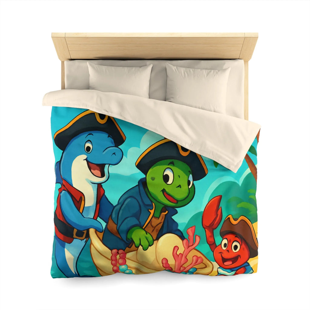 Ensemble pirate océanique pour chambre enfant avec animaux marins en costumes colorés