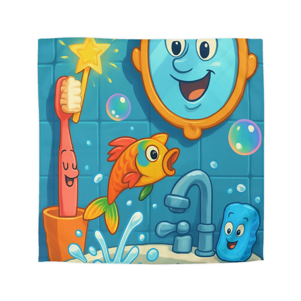 Enchantez votre chambre avec une housse de couette poisson magique et joyeux