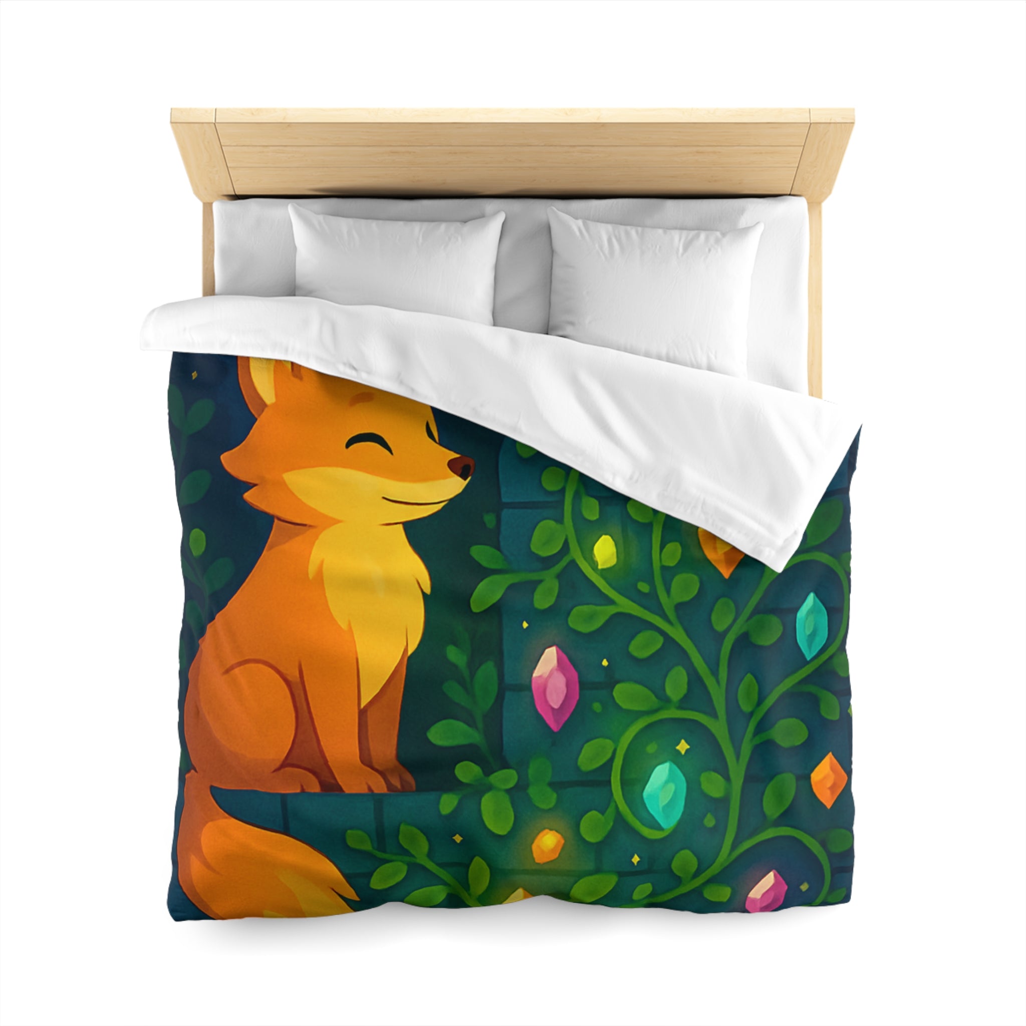 Housse de Couette Microfibre Motif Créatif Original Style Contemporain Chambre Élégante