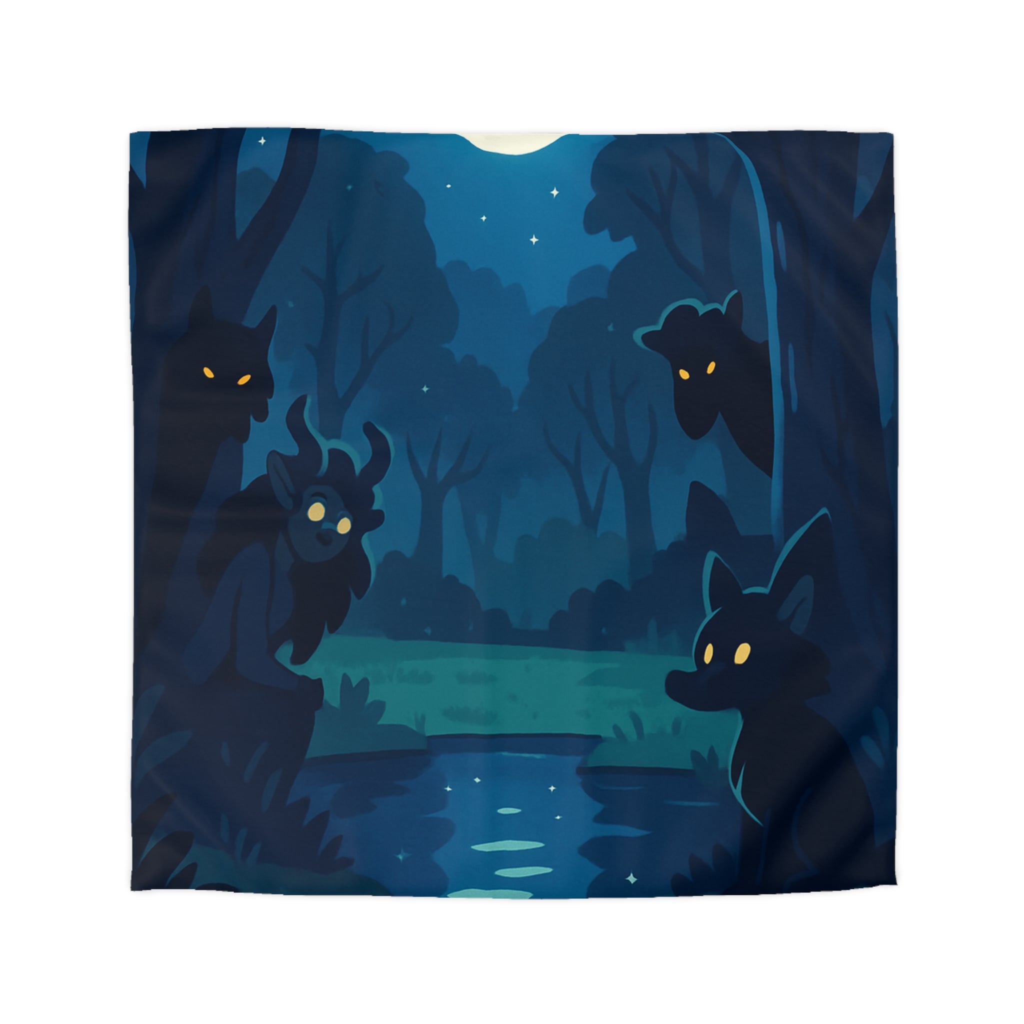 Housse de Couette Microfibre Illustration Unique Design Moderne Décoration Intérieure Raffinée