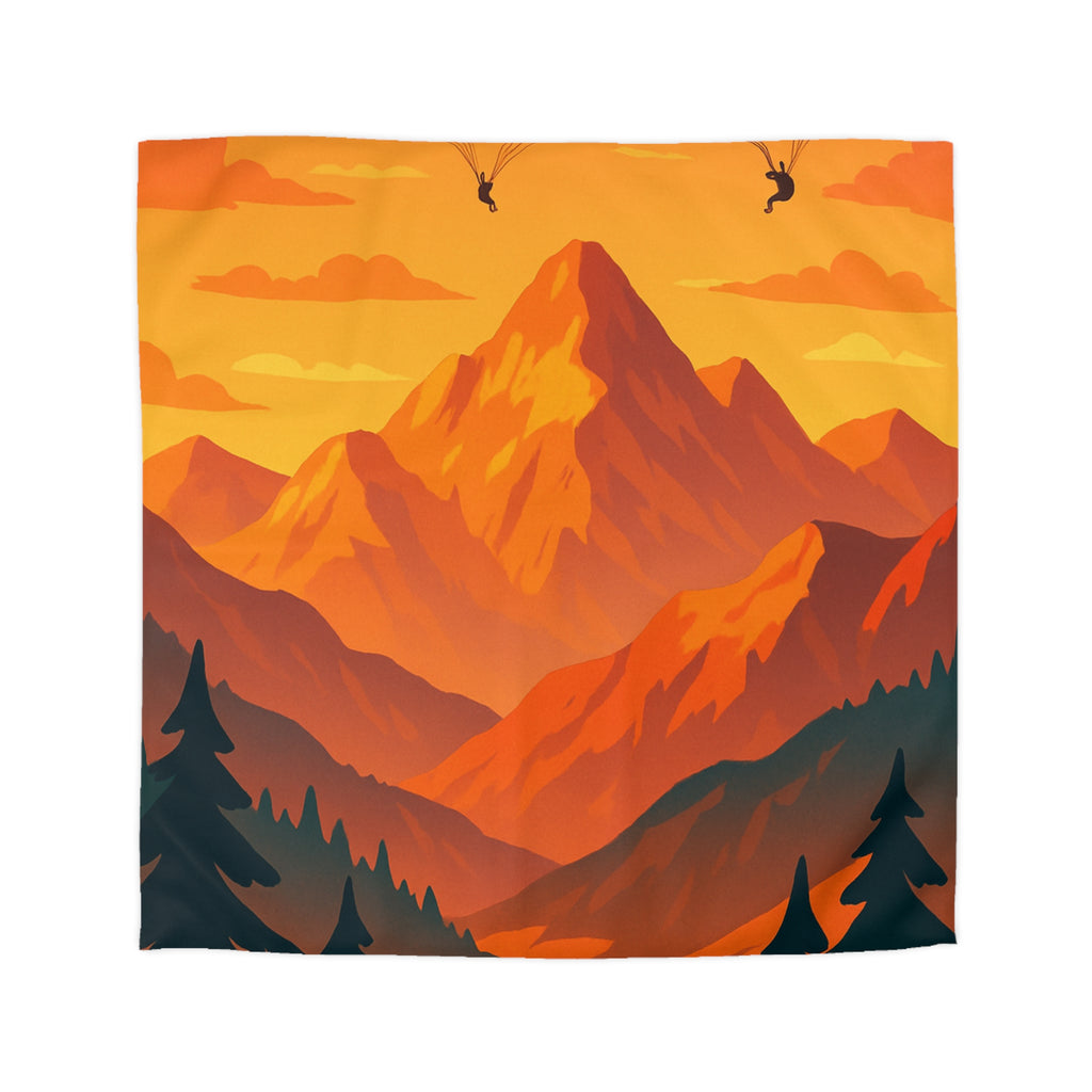 Housse de Couette Microfibre Design Artistique Moderne Décoration Chambre Confort Premium