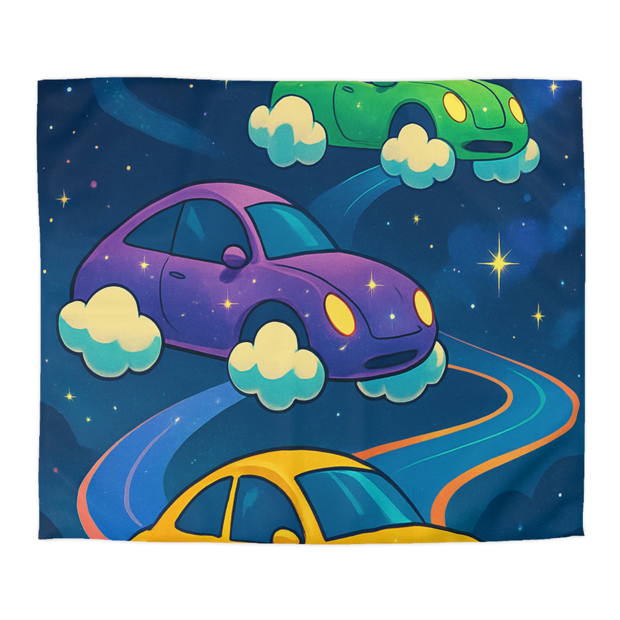 Housse de Couette Microfibre Illustration Unique Design Moderne Décoration Intérieure Raffinée