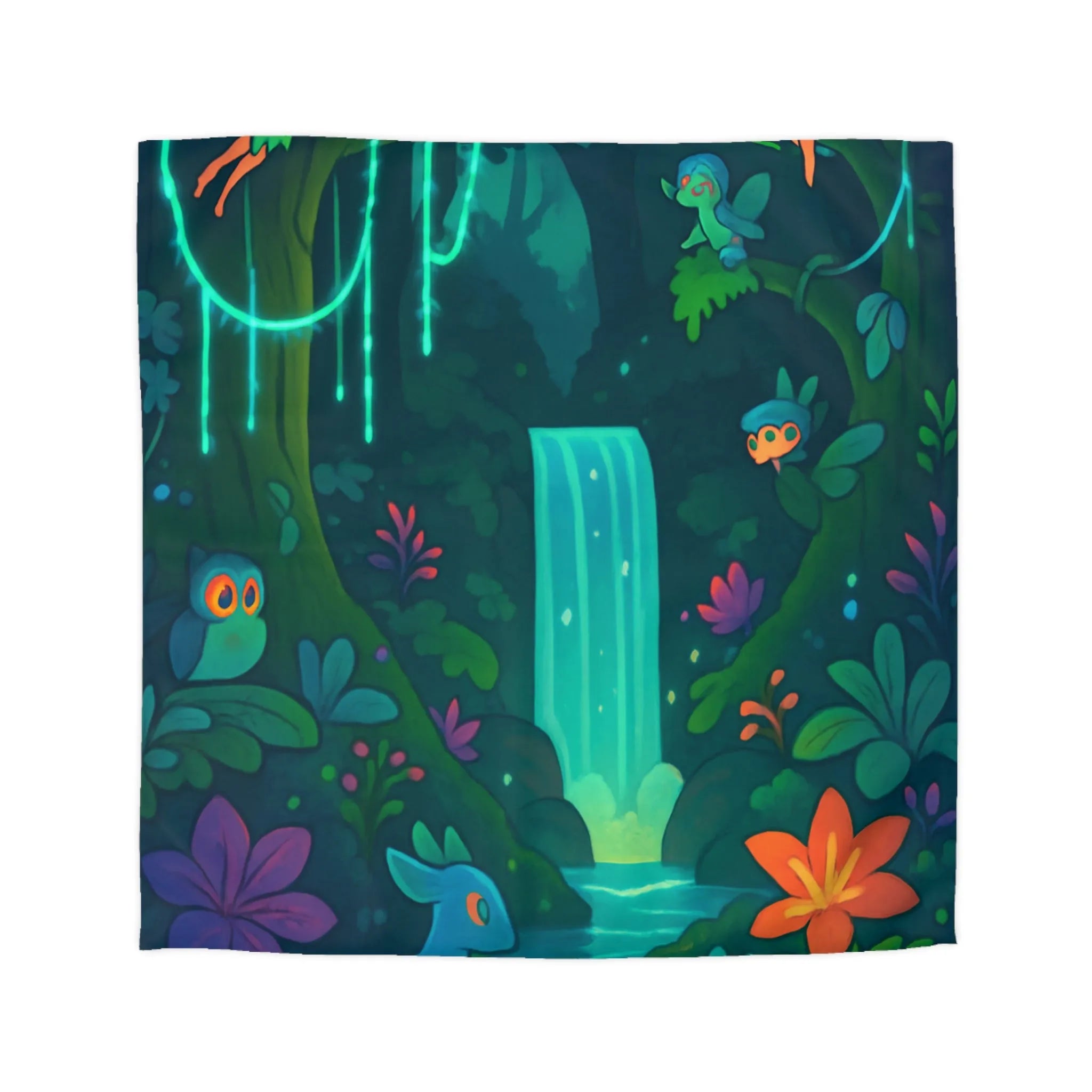 Housse de Couette Microfibre Art Graphique Contemporain Style Décoratif Chambre Tendance