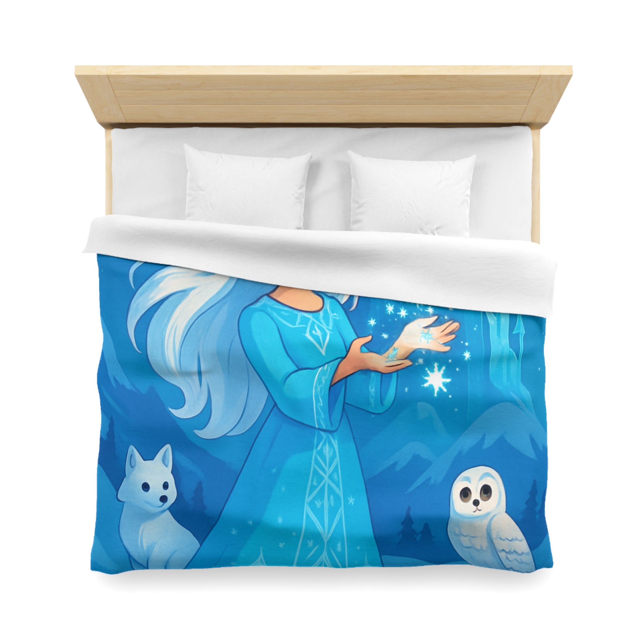 Housse de Couette Microfibre Motif Créatif Original Style Contemporain Chambre Élégante