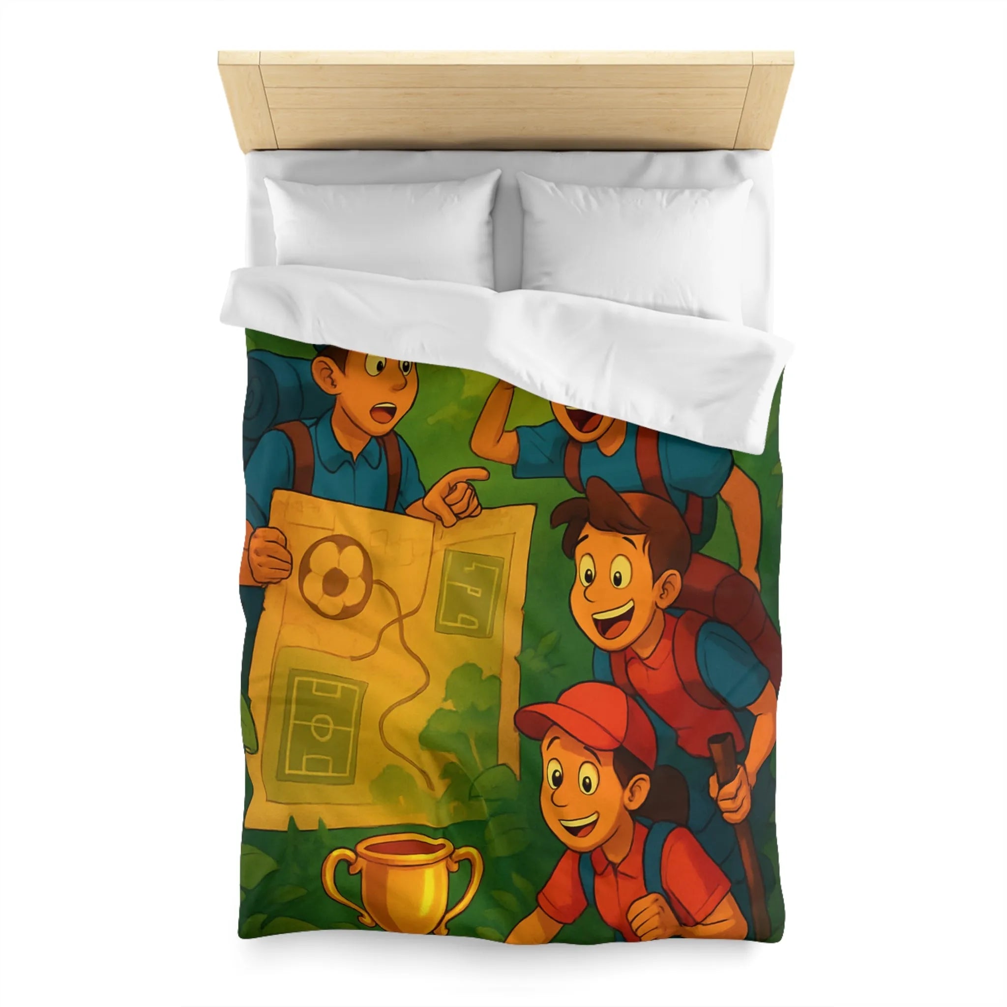 Explorez la jungles enchantée et découvrez un trésor inestimable sous un coucher de soleil vibrant