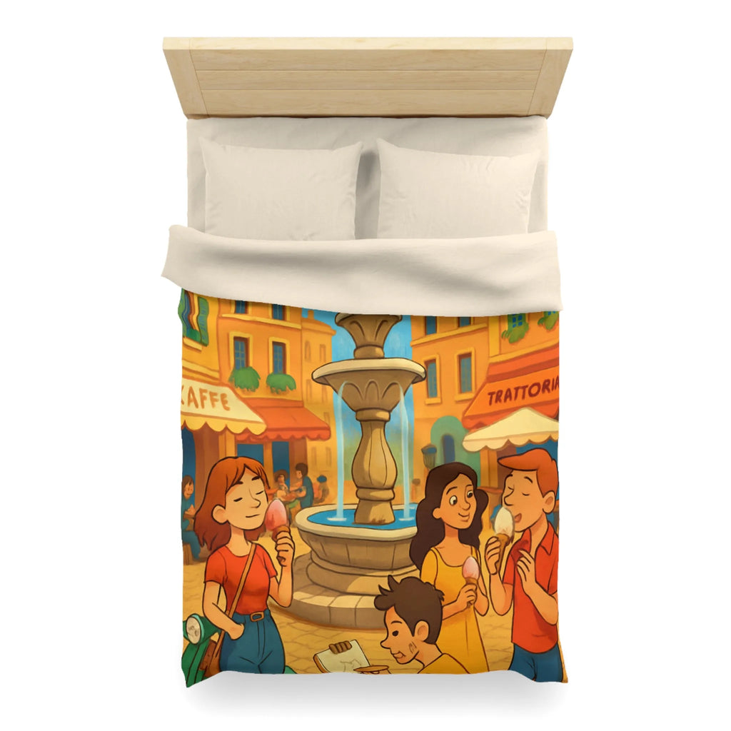 Housse de Couette Microfibre Création Artistique Moderne Design Exclusif Décoration Chambre