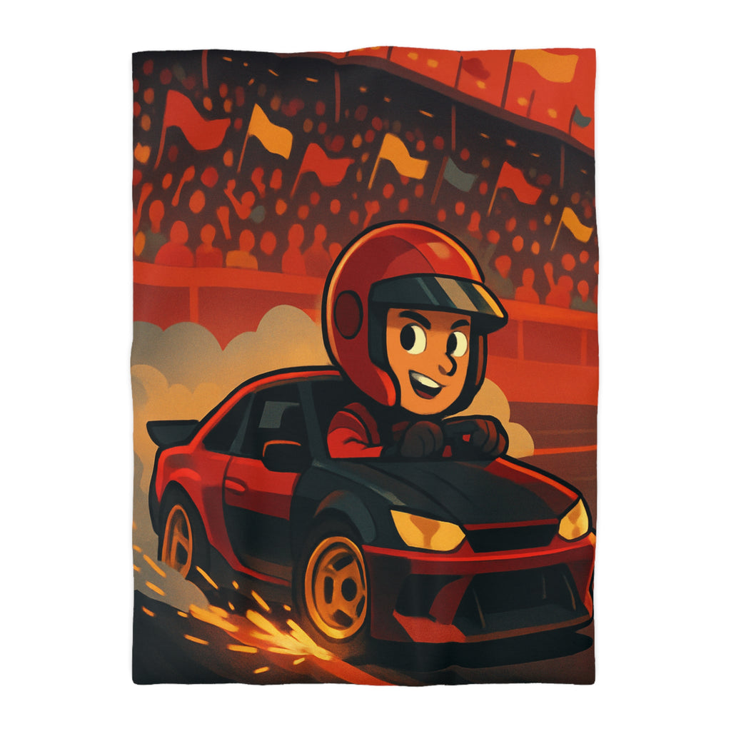 Housse de Couette Microfibre Motif Créatif Original Style Contemporain Chambre Élégante