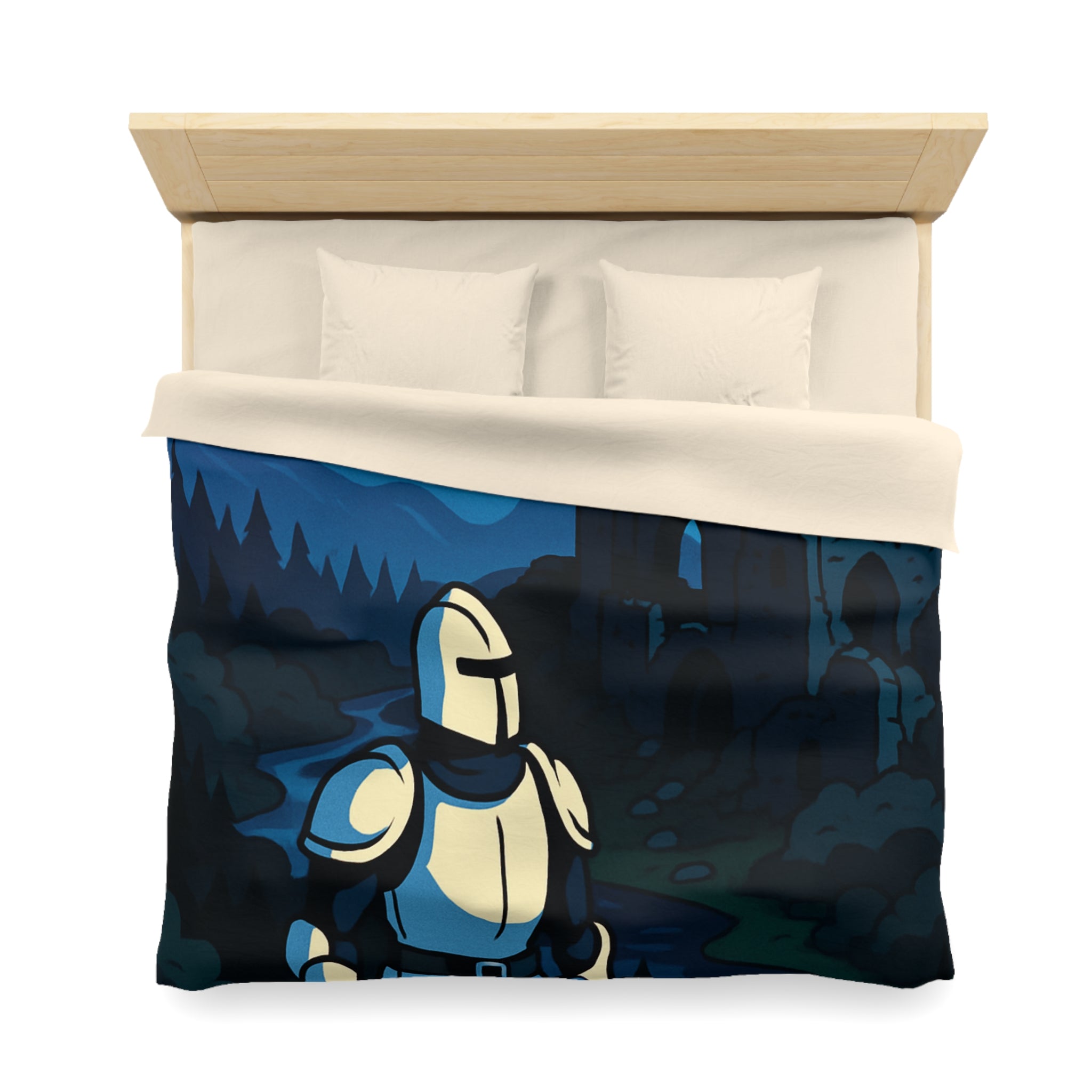 Housse de Couette Microfibre Illustration Unique Design Moderne Décoration Intérieure Raffinée