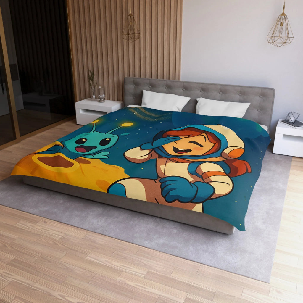 Housse de Couette Microfibre Création Artistique Moderne Design Exclusif Décoration Chambre