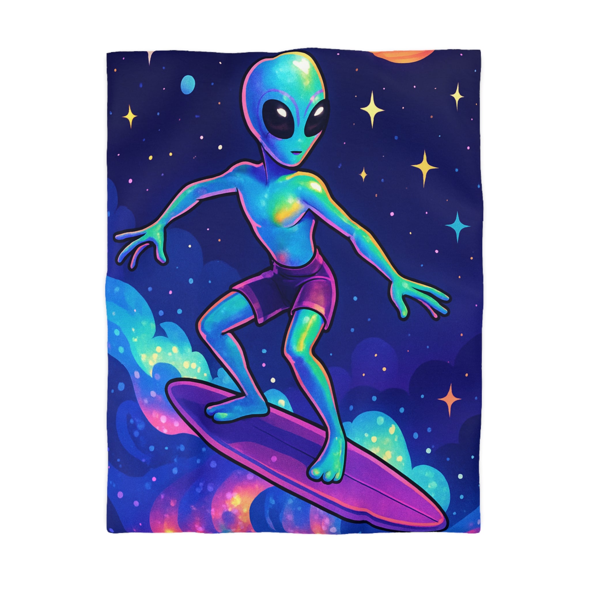 Housse de Couette Microfibre Design Artistique Moderne Décoration Chambre Confort Premium