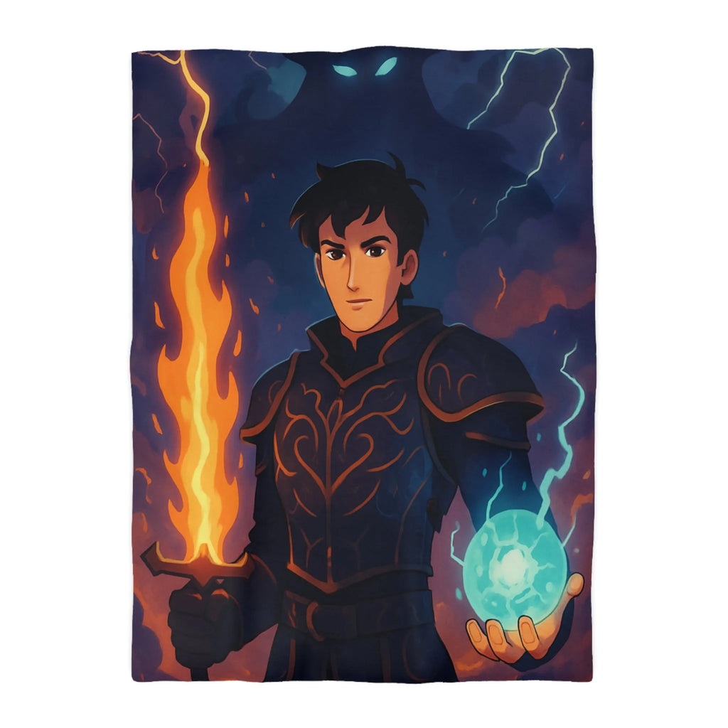 Housse de Couette Microfibre Art Graphique Contemporain Style Décoratif Chambre Tendance