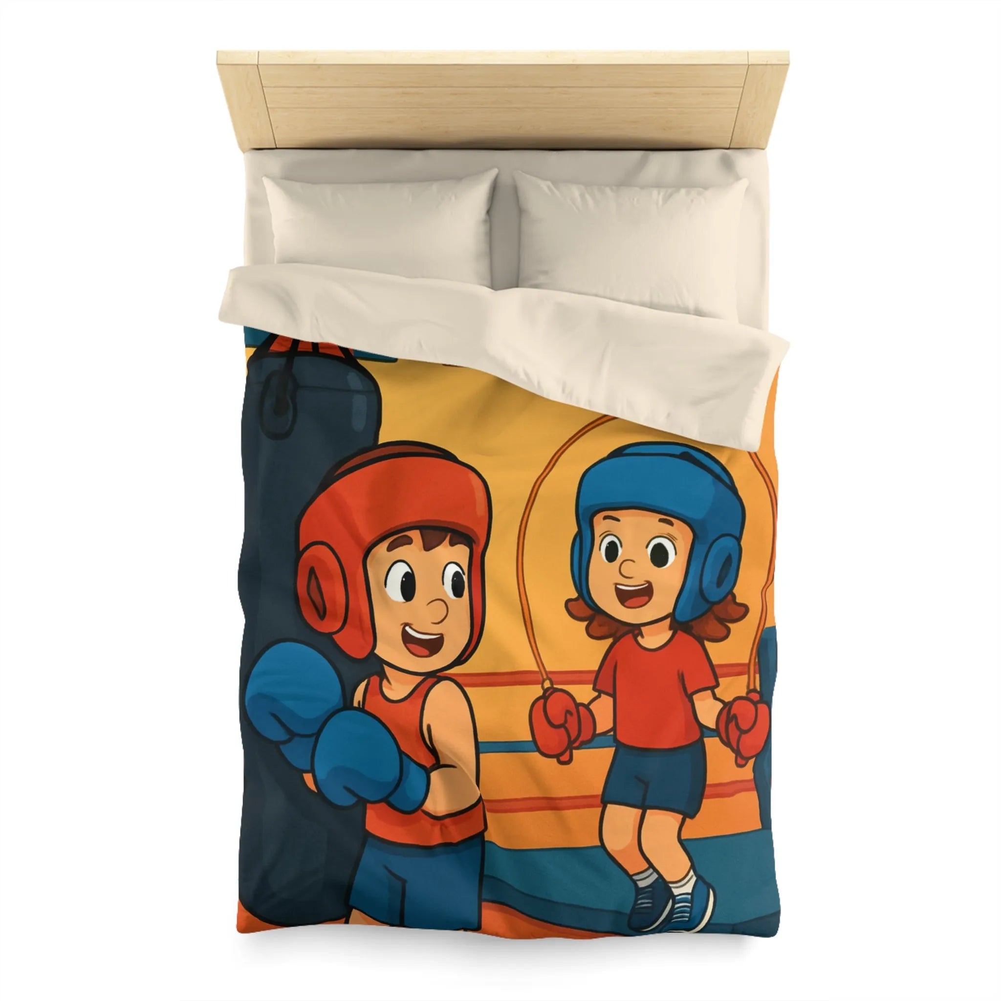 Housse de Couette Microfibre Création Artistique Moderne Design Exclusif Décoration Chambre