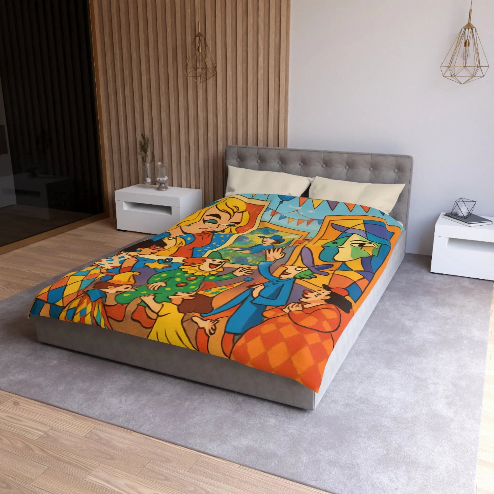 Égayez Votre Chambre avec une Housse de Couette Inspirée de l'Art du Cirque