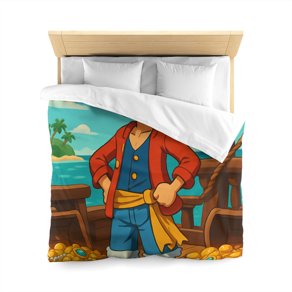 Housse de Couette Microfibre Motif Créatif Original Style Contemporain Chambre Élégante