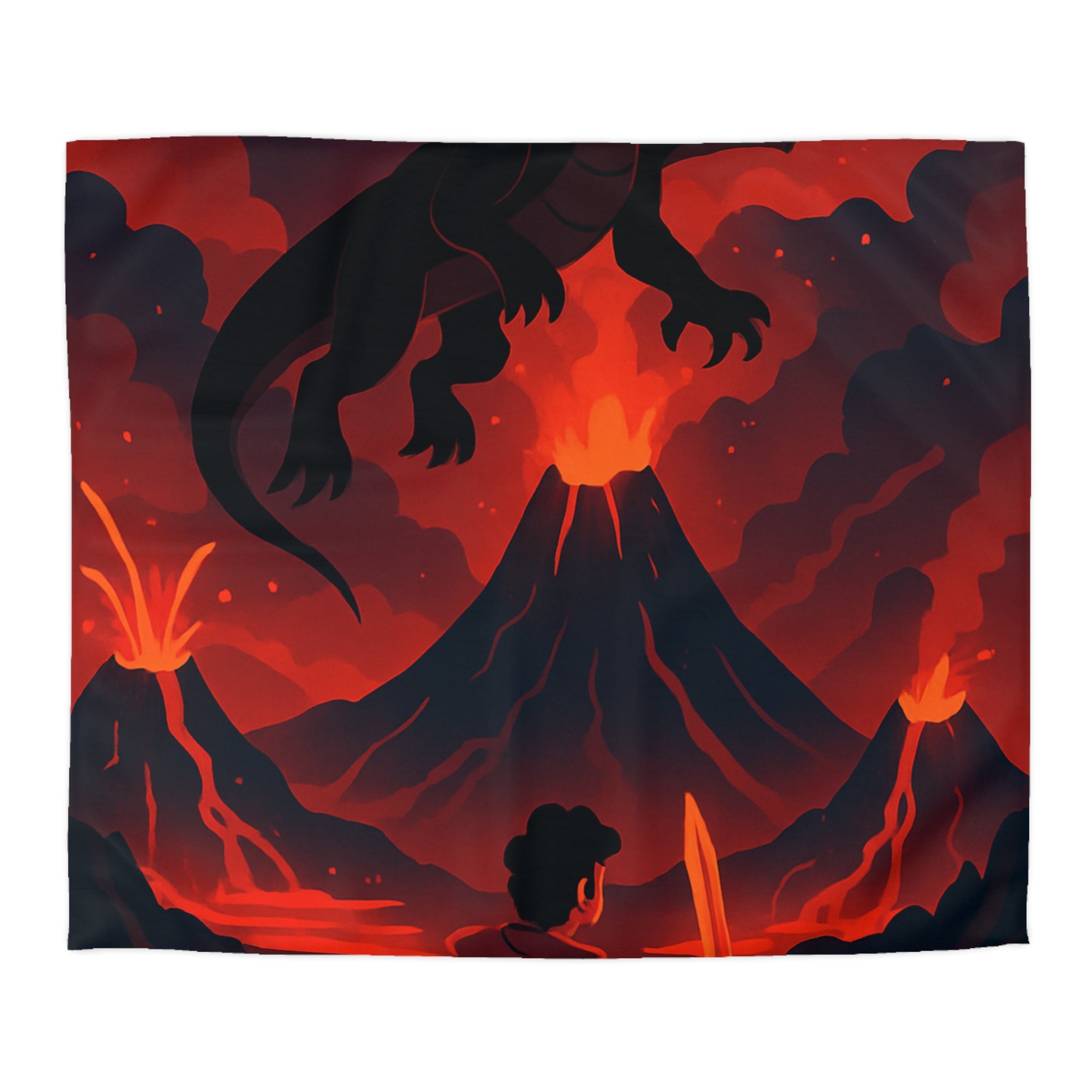 Housse de Couette Microfibre Motif Créatif Original Style Contemporain Chambre Élégante