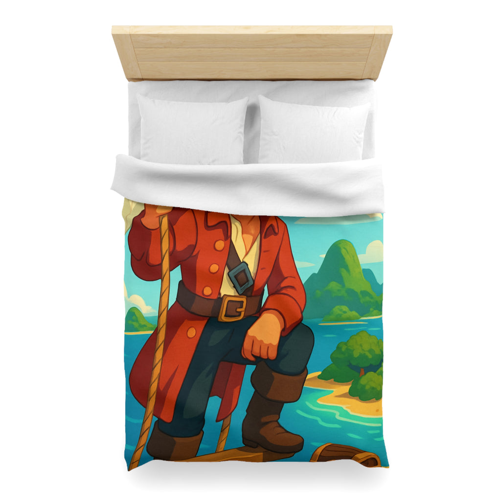 Housse de Couette Microfibre Illustration Unique Design Moderne Décoration Intérieure Raffinée