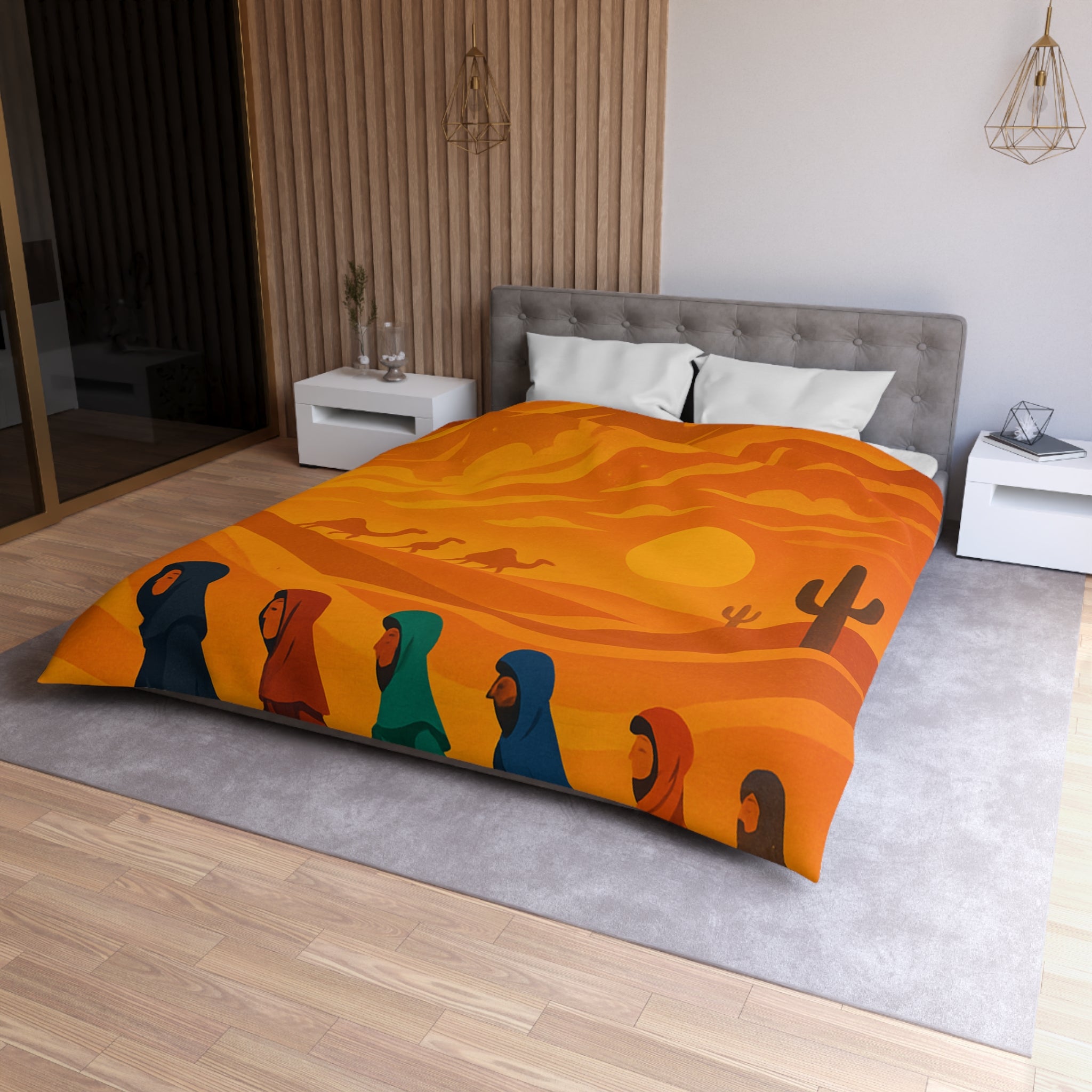 Housse de Couette Microfibre Création Artistique Moderne Design Exclusif Décoration Chambre