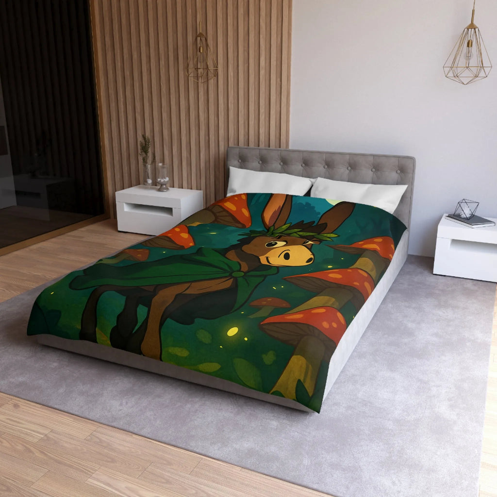 Housse de Couette Microfibre Art Graphique Contemporain Style Décoratif Chambre Tendance