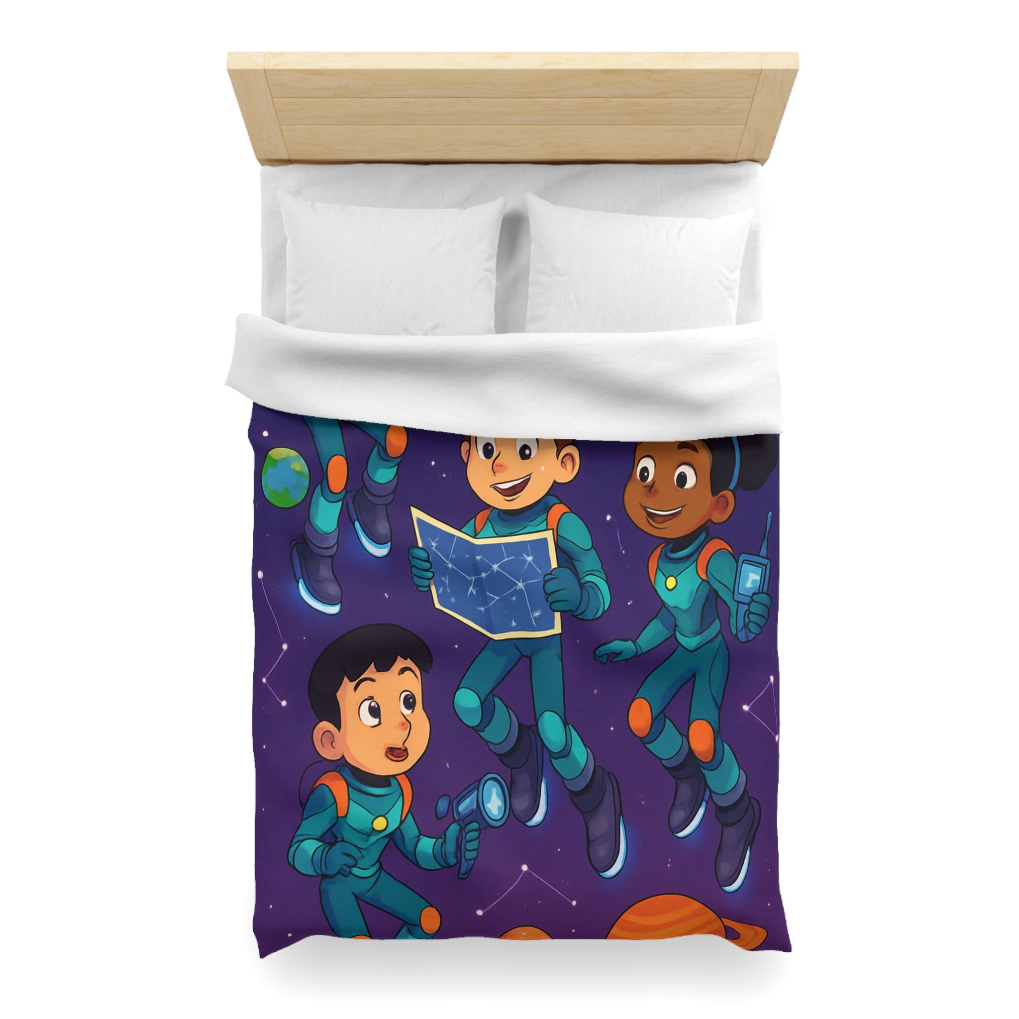 Housse de Couette Microfibre Création Artistique Moderne Design Exclusif Décoration Chambre