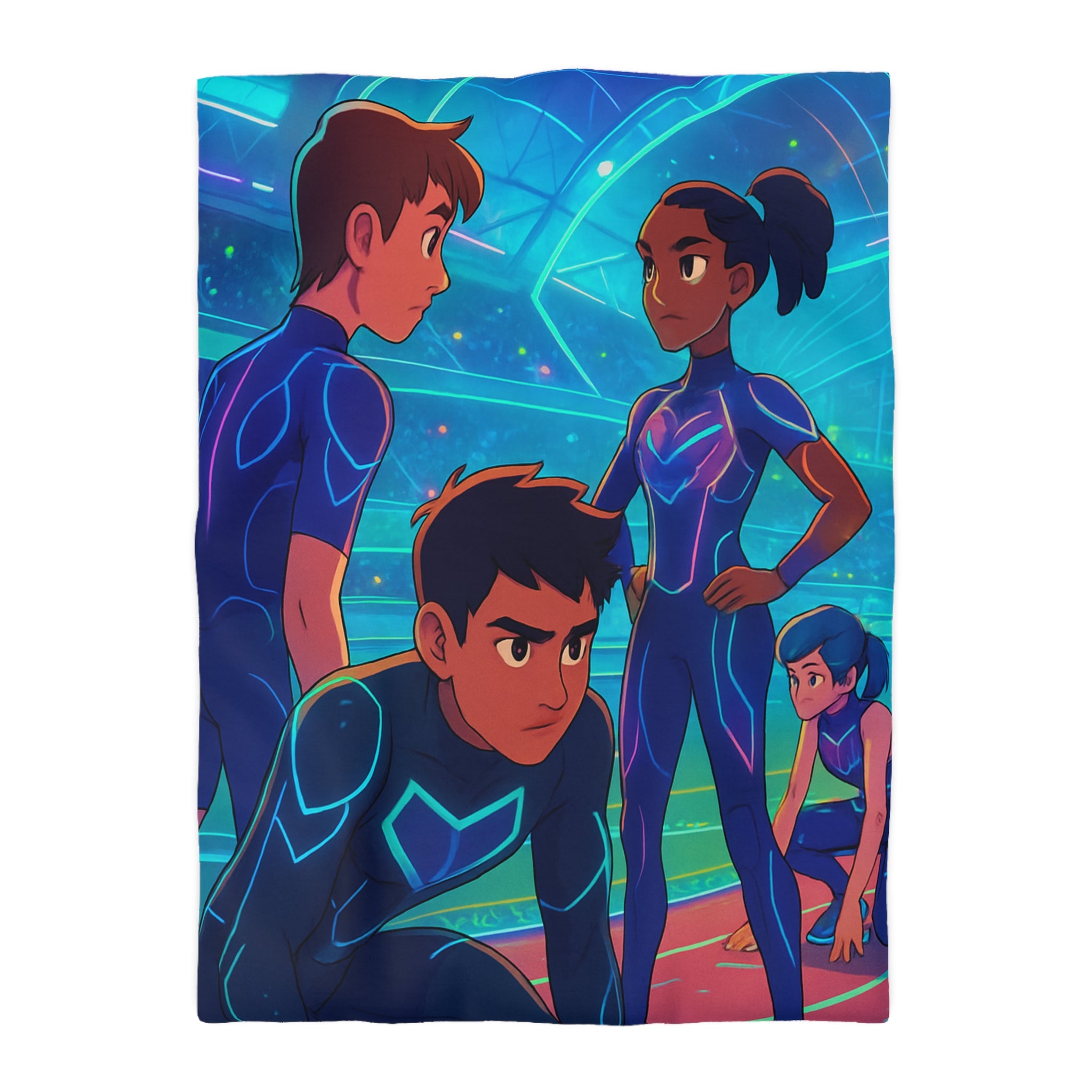 Housse de Couette Microfibre Création Artistique Moderne Design Exclusif Décoration Chambre