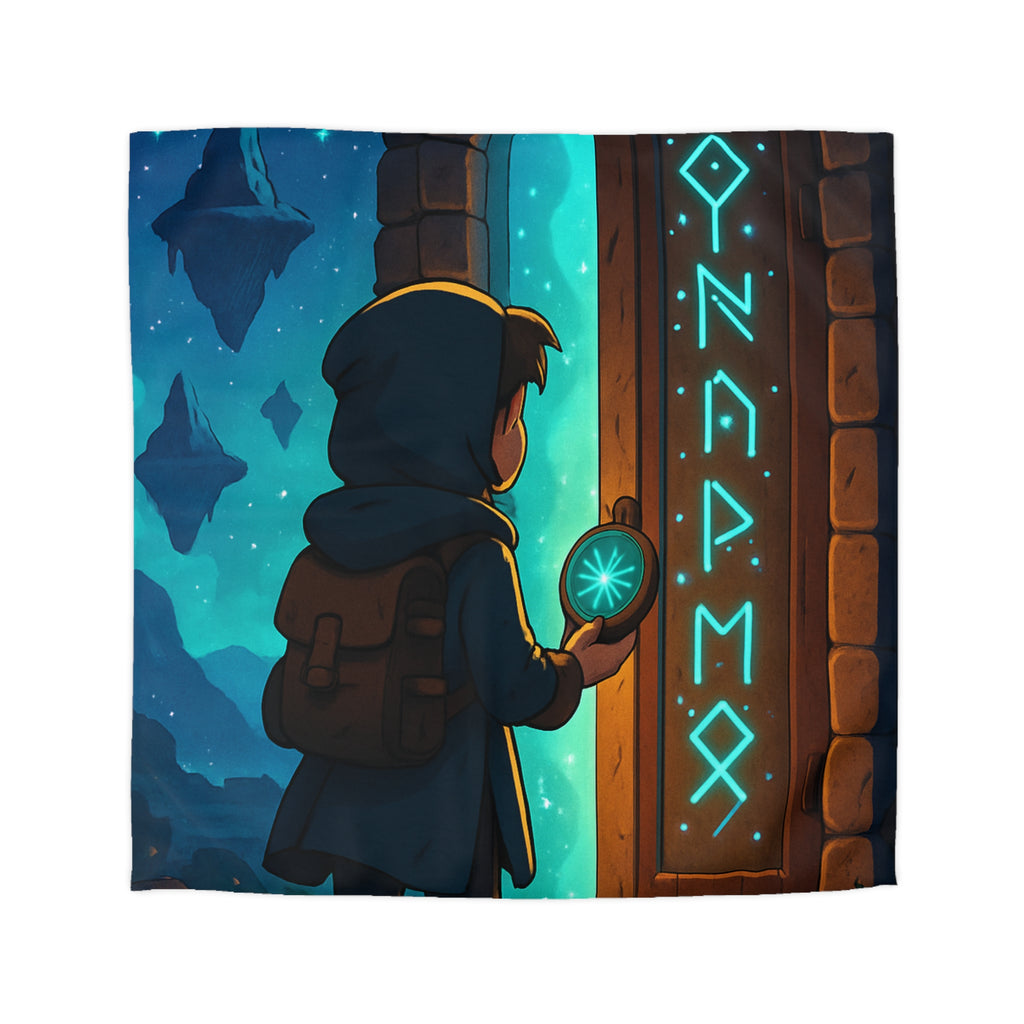 Housse de Couette Microfibre Illustration Unique Design Moderne Décoration Intérieure Raffinée