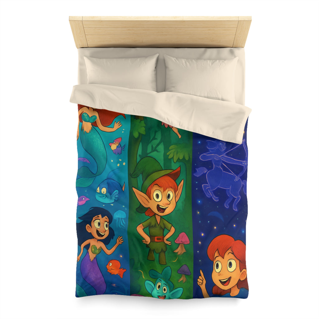 Housse de Couette Microfibre Création Artistique Moderne Design Exclusif Décoration Chambre