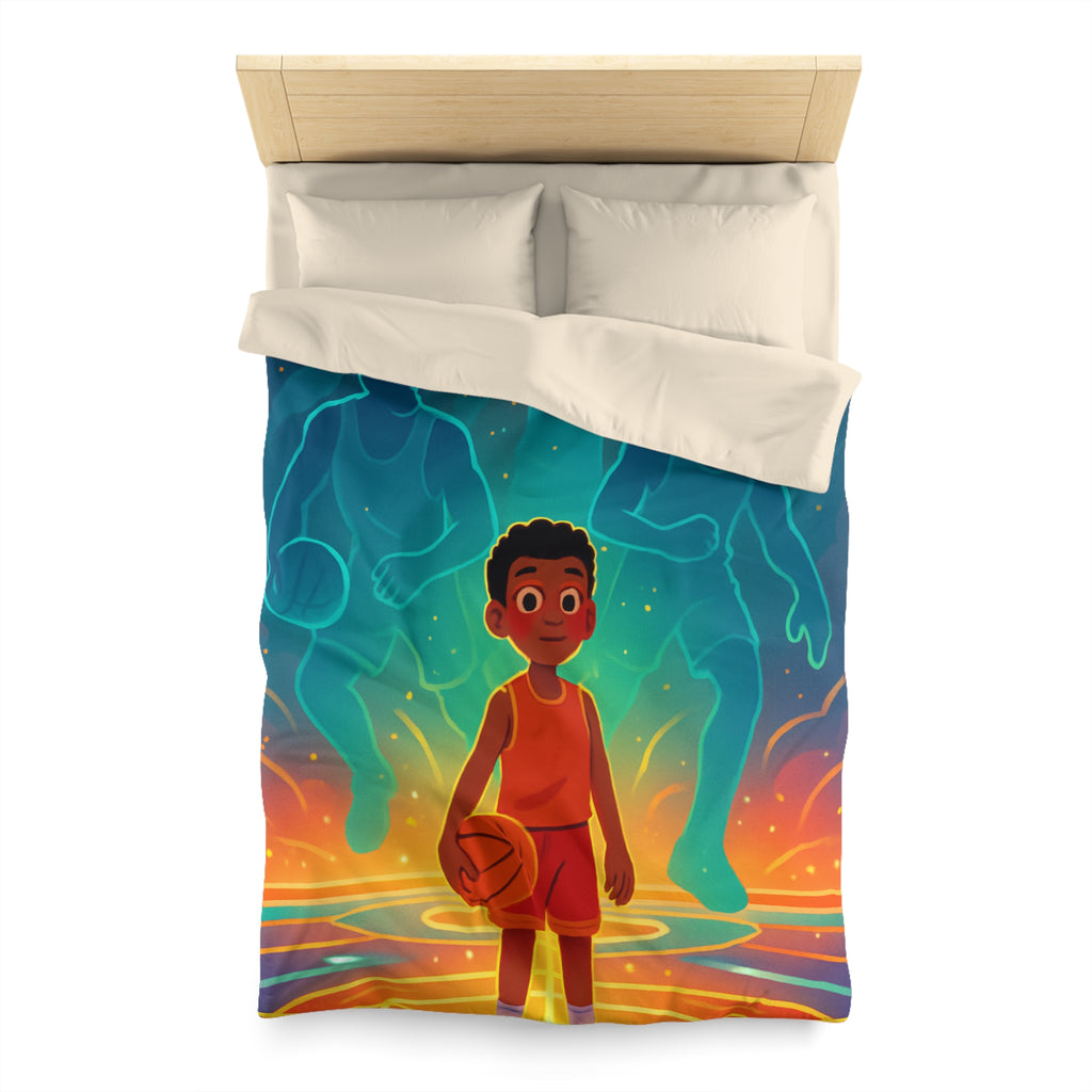 Housse de Couette Microfibre Illustration Unique Design Moderne Décoration Intérieure Raffinée