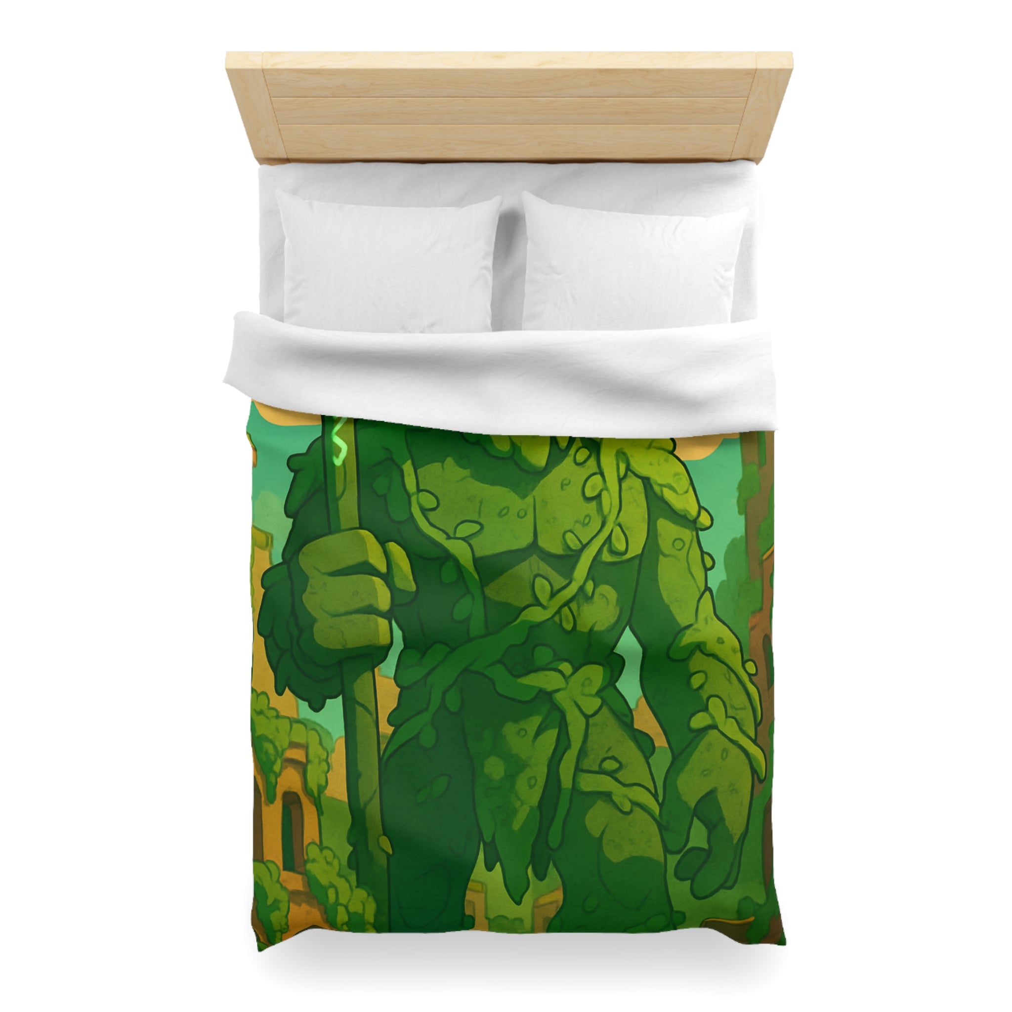 Housse de Couette Microfibre Design Artistique Moderne Décoration Chambre Confort Premium