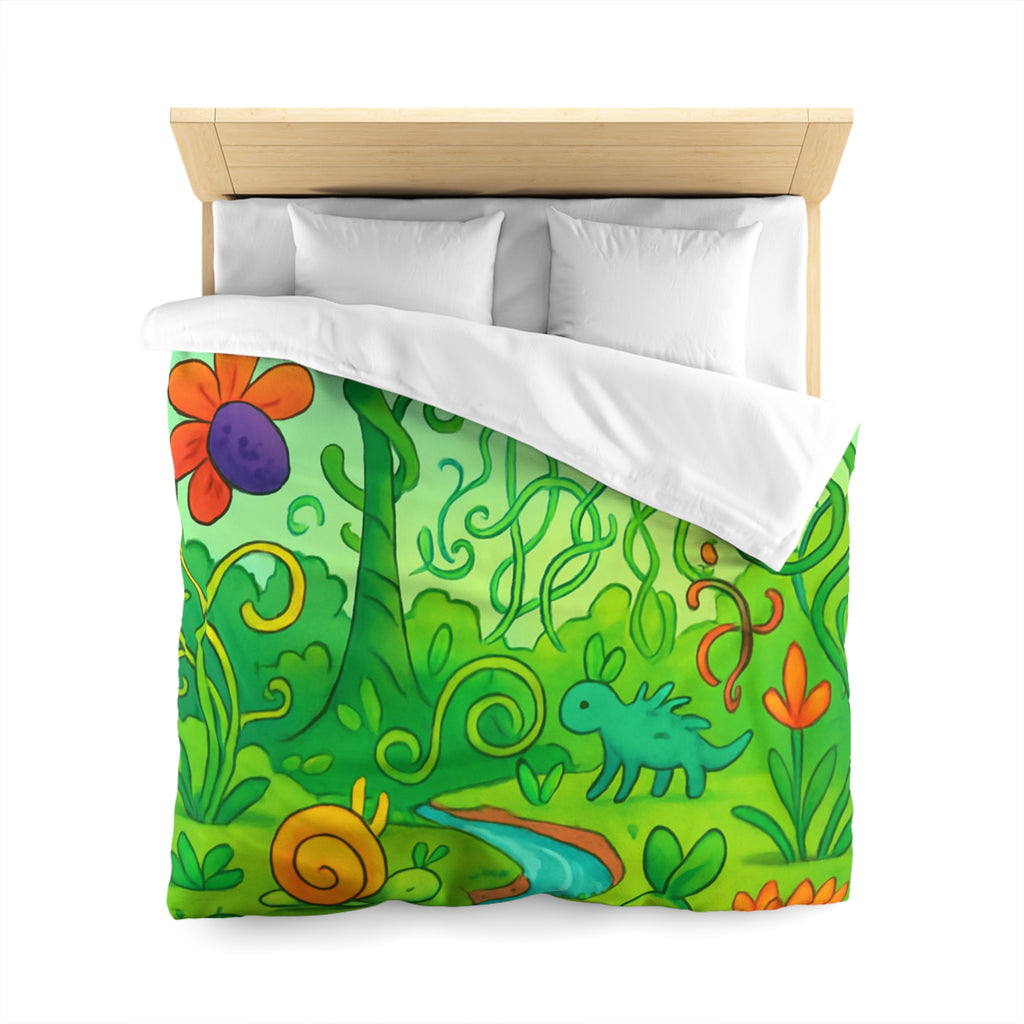 Housse de Couette Microfibre Design Artistique Moderne Décoration Chambre Confort Premium