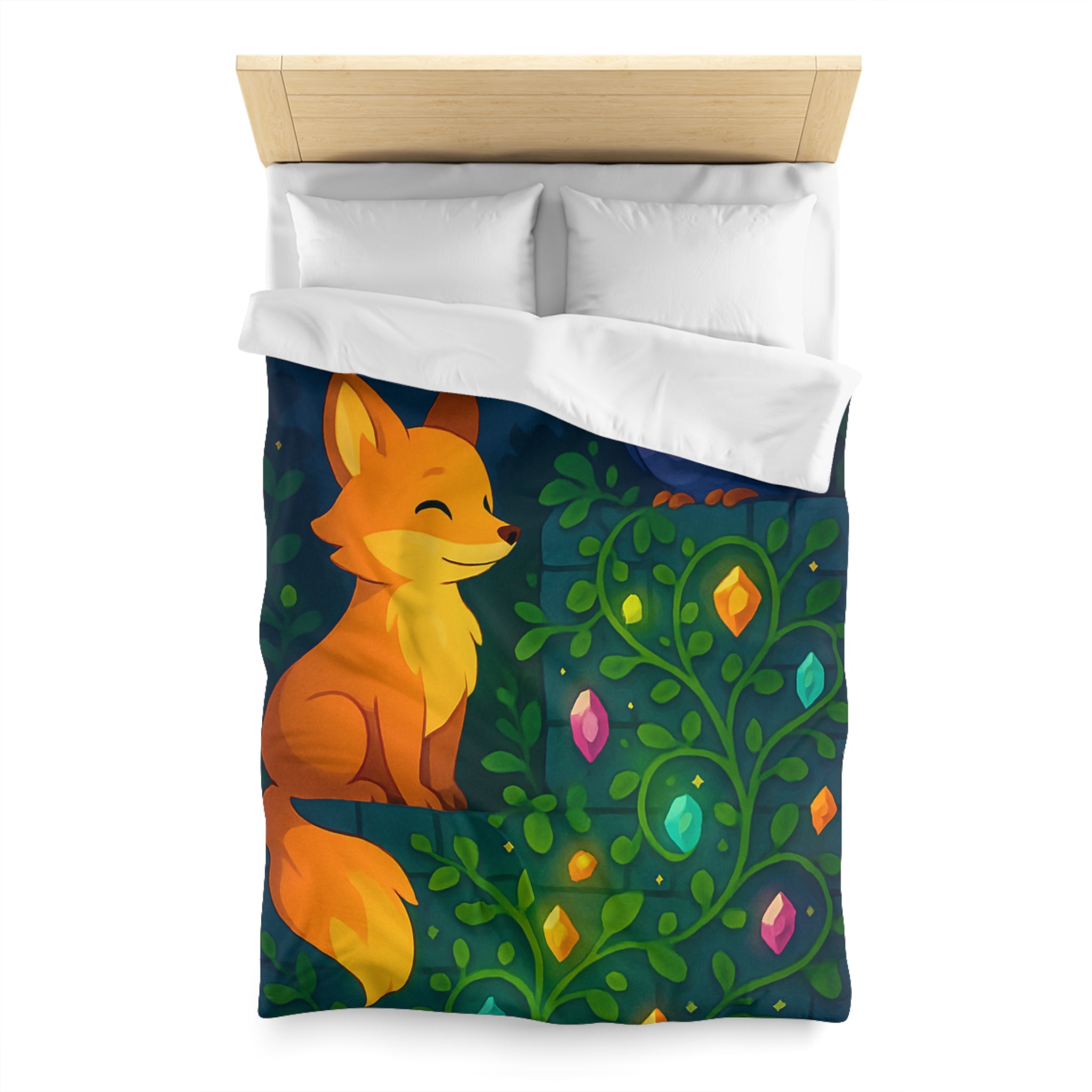 Housse de Couette Microfibre Motif Créatif Original Style Contemporain Chambre Élégante