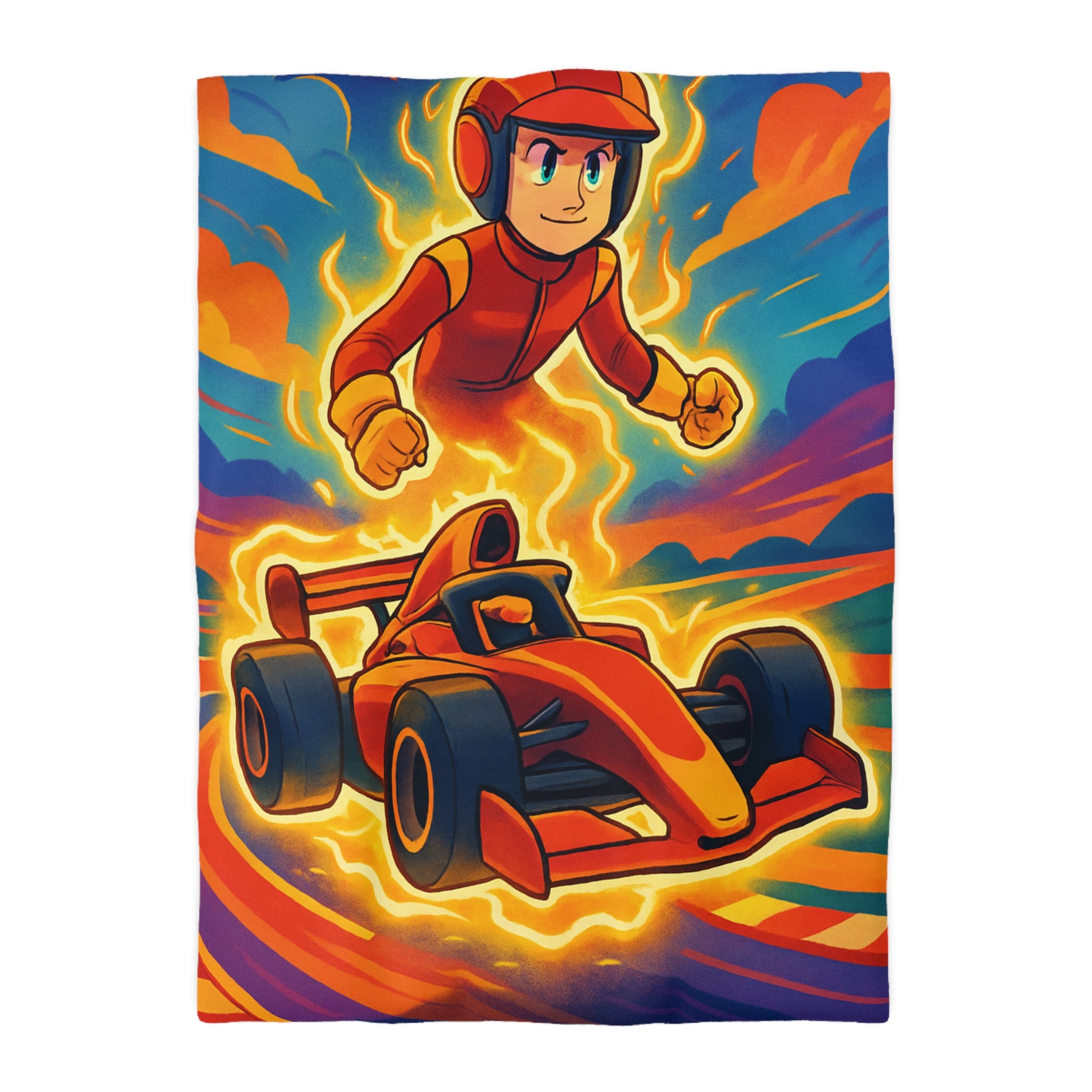 Housse de Couette Microfibre Design Artistique Moderne Décoration Chambre Confort Premium