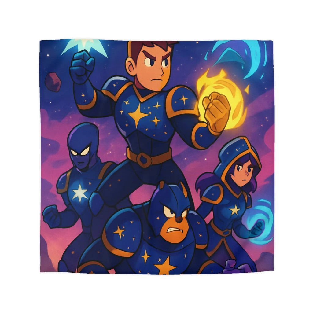 Housse de Couette Microfibre Art Graphique Contemporain Style Décoratif Chambre Tendance