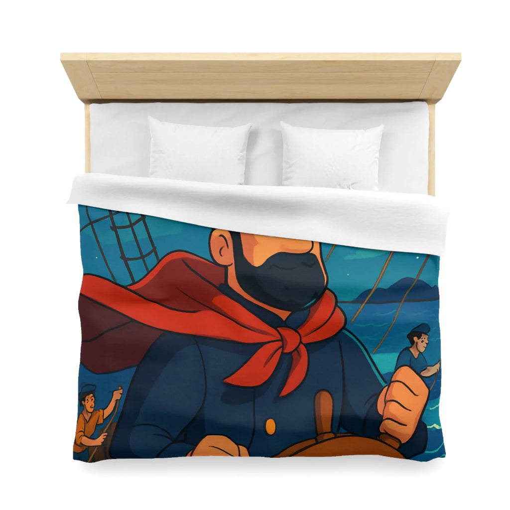 Housse de Couette Microfibre Art Graphique Contemporain Style Décoratif Chambre Tendance