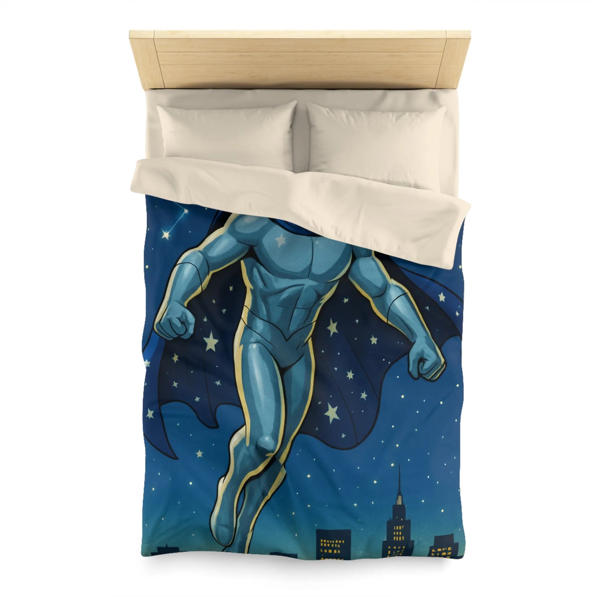 Housse de Couette Microfibre Art Graphique Contemporain Style Décoratif Chambre Tendance