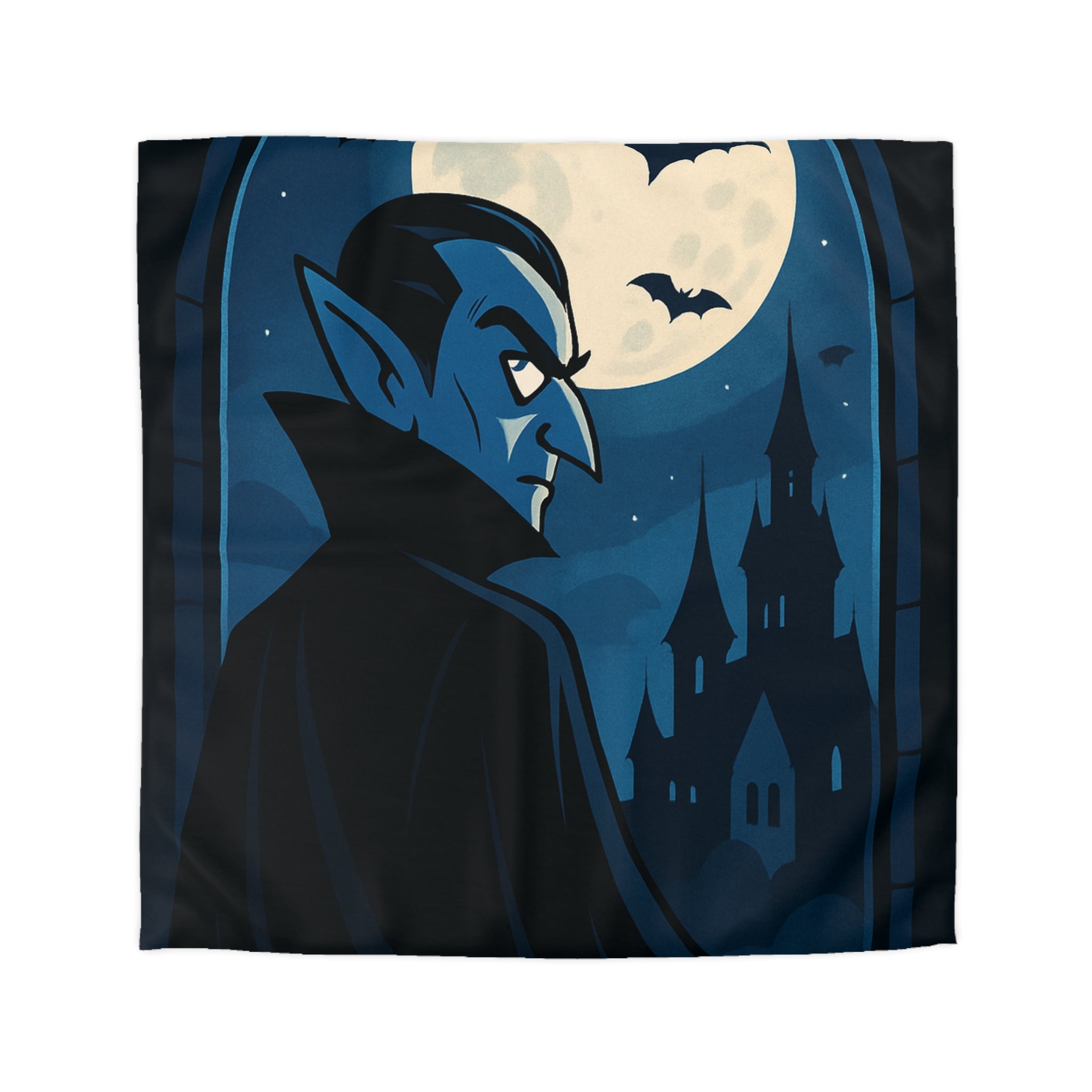 Housse de Couette Microfibre Motif Créatif Original Style Contemporain Chambre Élégante