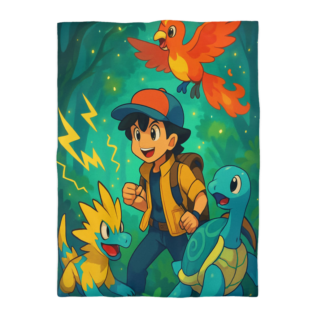 Housse de Couette Microfibre Motif Créatif Original Style Contemporain Chambre Élégante