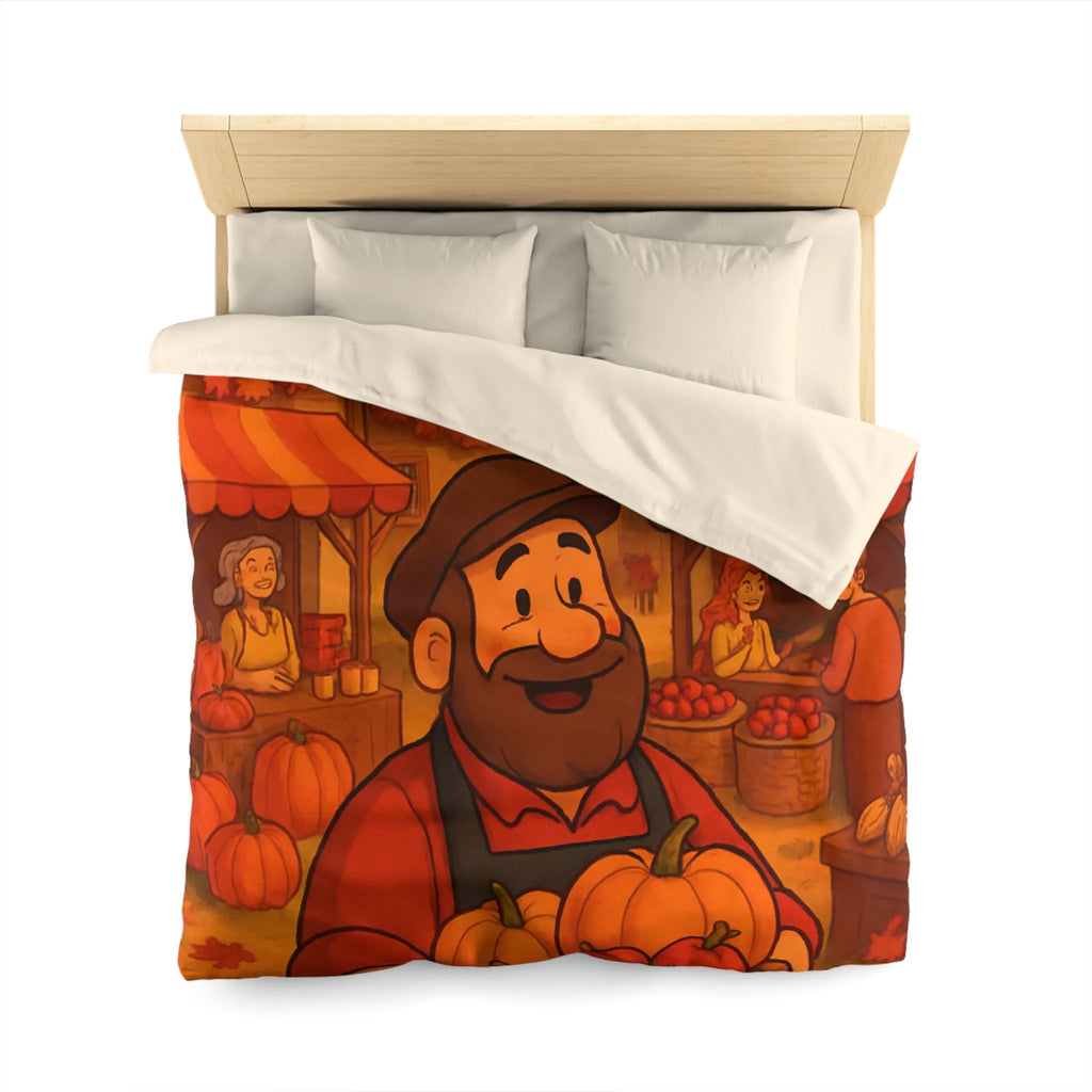 Housse de Couette Microfibre Art Graphique Contemporain Style Décoratif Chambre Tendance