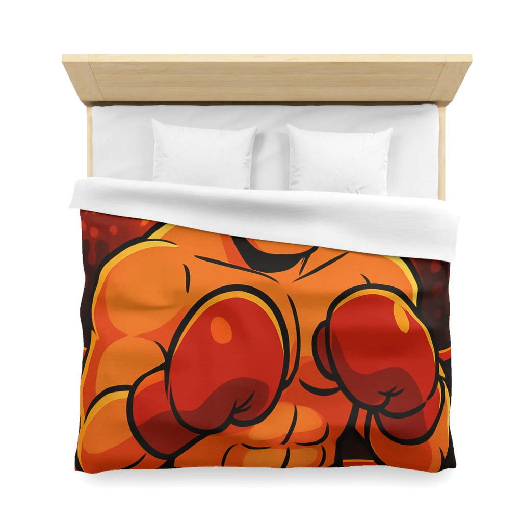 Housse de Couette Microfibre Art Graphique Contemporain Style Décoratif Chambre Tendance