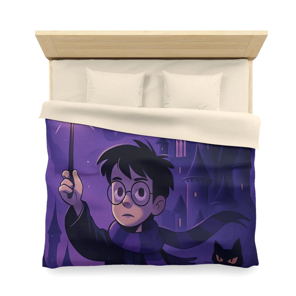 Housse de Couette Microfibre Art Graphique Contemporain Style Décoratif Chambre Tendance