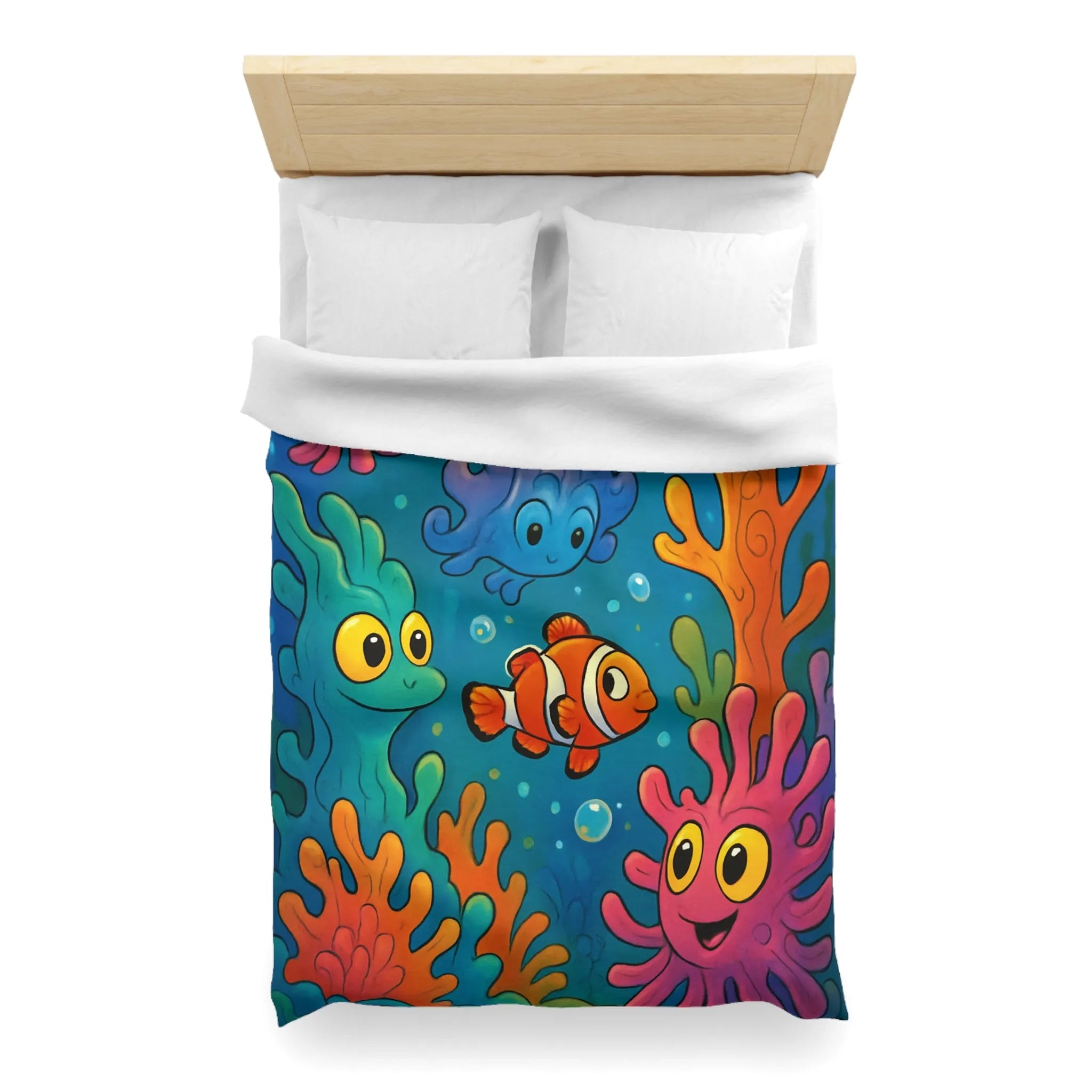 Explorez un Récif Abondant avec Poissons Sourire pour Chambre Enfant Enchantée