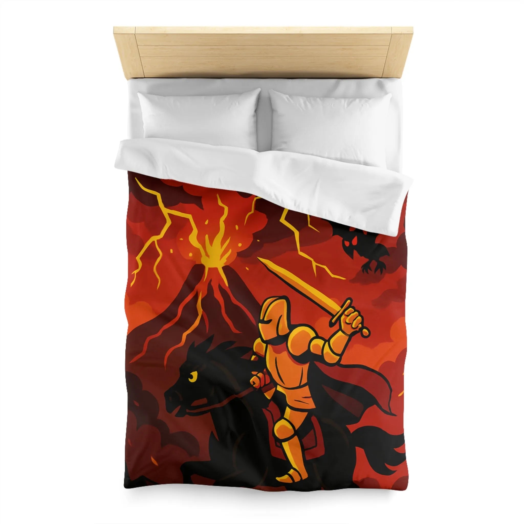 Housse de Couette Microfibre Création Artistique Moderne Design Exclusif Décoration Chambre