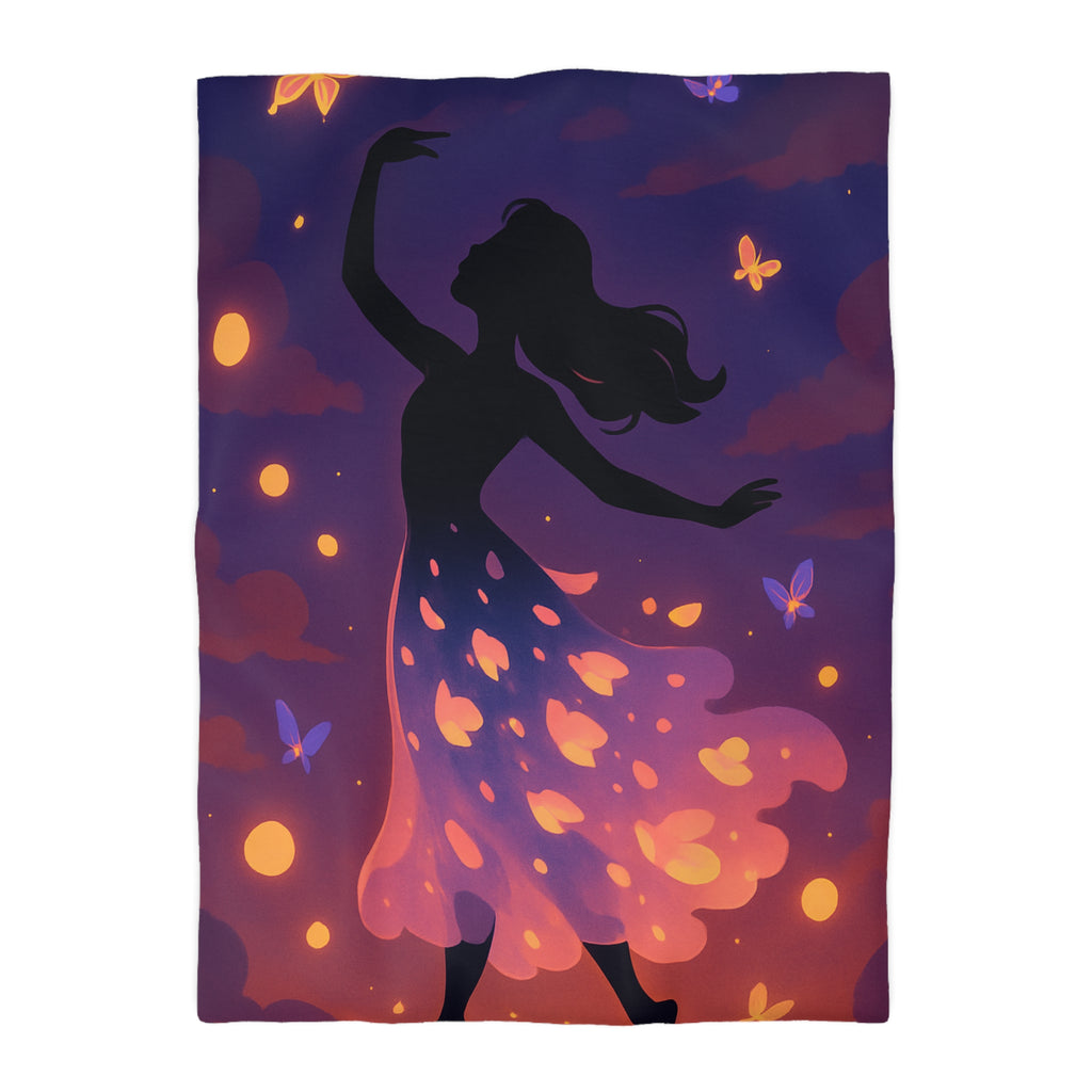 Housse de Couette Microfibre Design Artistique Moderne Décoration Chambre Confort Premium