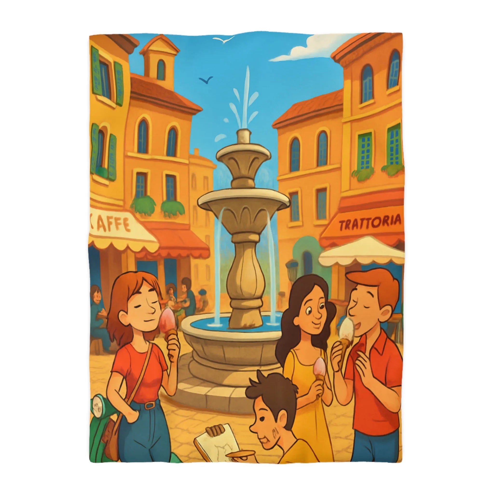 Housse de Couette Microfibre Création Artistique Moderne Design Exclusif Décoration Chambre