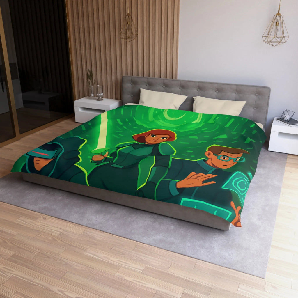 Housse de Couette Microfibre Création Artistique Moderne Design Exclusif Décoration Chambre